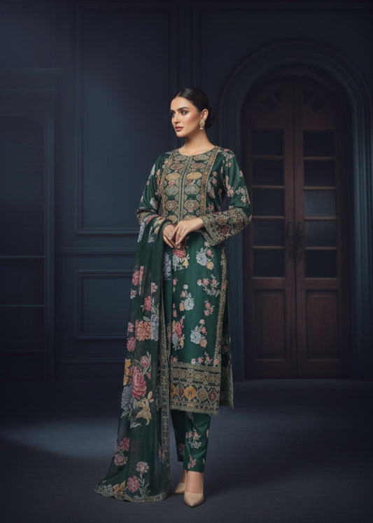 NOOR GRN | 3pcs Shimoz Silk