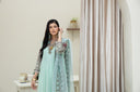 Rose Radiance Aqua - 3 Piece Chiffon