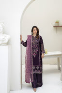 Royal Purple - 3 Piece Chiffon