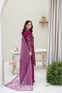 Graceful Magenta - 3 Piece Chiffon