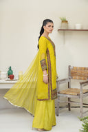 Charmish Yellow - 3 Piece Chiffon