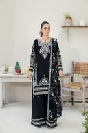 Pearl Elegance Black - 3 Piece Chiffon