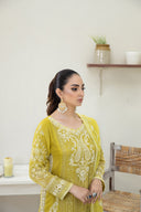 Green Whispers - 3 Piece Chiffon