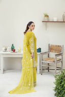 Green Whispers - 3 Piece Chiffon