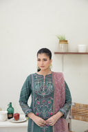 Royal Green - 3 Piece Chiffon