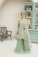 Mint Allure - 3 Piece Organza