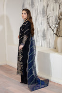 Oceanic Aura Black - 3 Piece Chiffon