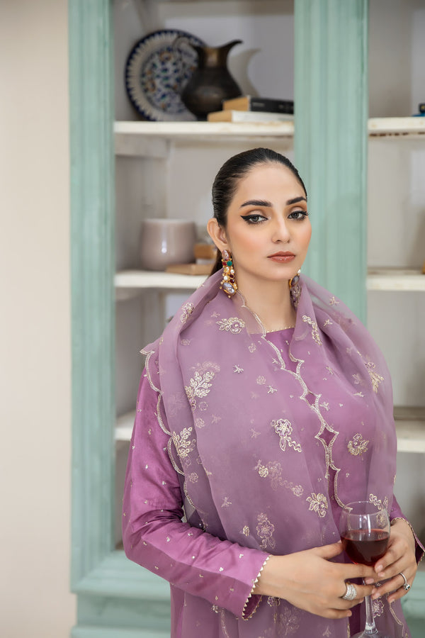 Mauve Blush - 3pc Silk