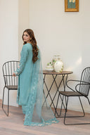 Aquatic Pulse - 3 Piece Chiffon