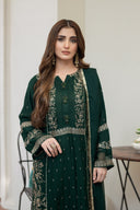 Goldish Green - 3 Piece Chiffon