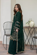Goldish Green - 3 Piece Chiffon
