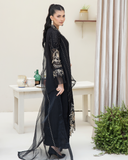 Opulent Black - 3 Piece Chiffon