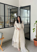 Ivory Bloom - 3pcs Kattan Silk