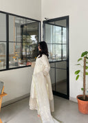 Ivory Bloom - 3pcs Kattan Silk