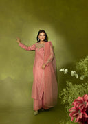 Blush Pink – Luxury Embroidered 3-Piece Suit