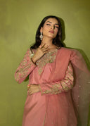 Blush Pink – Luxury Embroidered 3-Piece Suit