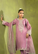 Dusty Rose – Luxury Embroidered 3-Piece Shalwar Suit