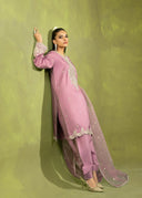Dusty Rose – Luxury Embroidered 3-Piece Shalwar Suit
