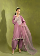 Dusty Rose – Luxury Embroidered 3-Piece Shalwar Suit