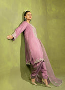 Dusty Rose – Luxury Embroidered 3-Piece Shalwar Suit