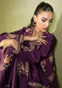 Royal Plum – Luxury Embroidered 3-Piece Suit