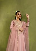 Blush Pink – Embroidered 3-Piece Festive Suit