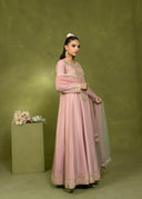 Blush Pink – Embroidered 3-Piece Festive Suit