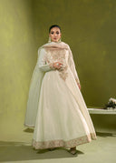 Pearl Ivory – Embroidered 3-Piece Festive Suit