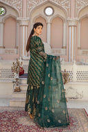 Ethereal Charm Green - 3 Piece Chiffon