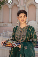 Ethereal Charm Green - 3 Piece Chiffon