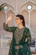 Ethereal Charm Green - 3 Piece Chiffon
