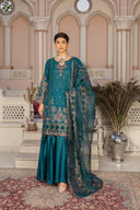 Graceful Teal - 3 Piece Chiffon