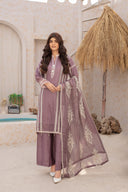 Banhead Harmony Purple - 3 Piece Chiffon
