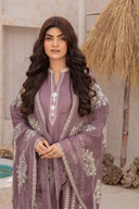 Banhead Harmony Purple - 3 Piece Chiffon