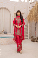 Tail Treasure Pink - 3 Piece Chiffon
