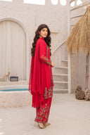 Tail Treasure Pink - 3 Piece Chiffon