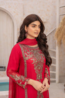 Tail Treasure Pink - 3 Piece Chiffon