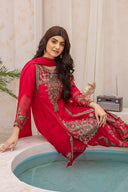 Tail Treasure Pink - 3 Piece Chiffon