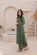 Tail Treasure Green - 3 Piece Chiffon