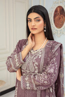 Mauve Whispers - 3 Piece Chiffon
