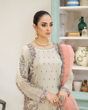 Moonlit Mirage - 3 Piece Chiffon