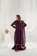 Rangeen - 3 Piece Chiffon Sharara Set