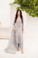 Grey Glamor - 3 Piece Chiffon