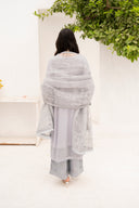 Grey Glamor - 3 Piece Chiffon