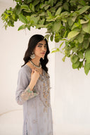 Grey Glamor - 3 Piece Chiffon