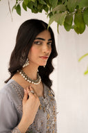 Grey Glamor - 3 Piece Chiffon