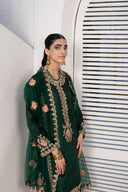 Farshi Luxe Green - 3 Piece Silk