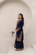 Navy Muse - 3 Piece Chiffon