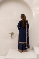 Navy Muse - 3 Piece Chiffon