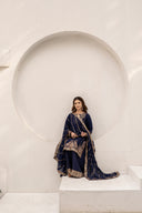 Navy Muse - 3 Piece Chiffon